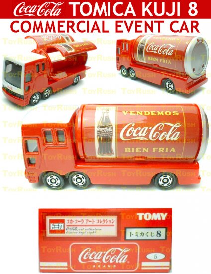 Tomy Tomica Lottery Series VIII : #L8-05 Coca Cola Commercial Event Car
