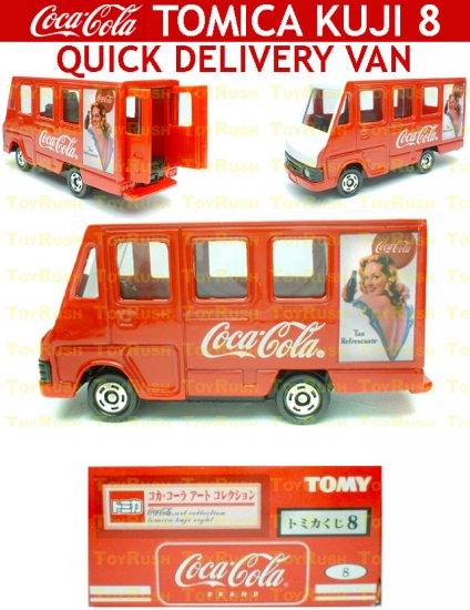 Tomy Tomica Lottery Series VIII : #L8-08 Coca Cola Quick Delivery Van