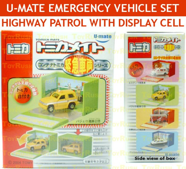 U-Mate Tomica DieCast Highway Patrol with Display Cell