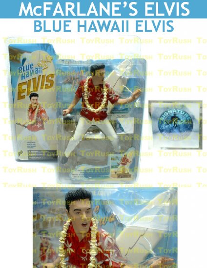 McFarlane's Elvis Presley Action Figure : Blue Hawaii Elvis