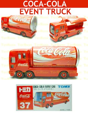 Tomy Tomica Diecast : #37 Coca-Cola Event Truck
