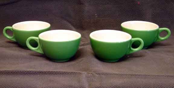 Homer Laughlin GREENBRIER RESORT CHINA Set of 4 CUPS