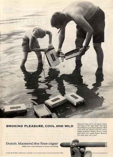 DUTCH MASTERS CIGARs 1959 Ad - Smoking Pleasure