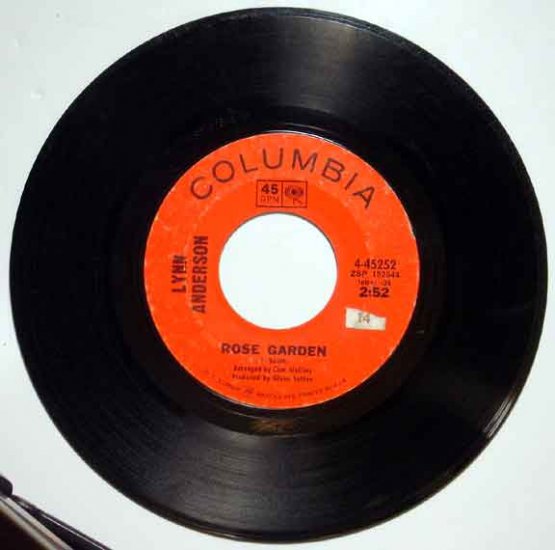 Lynn Anderson ROSE GARDEN 1970 Columbia 45 RPM