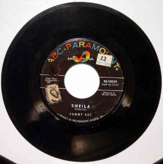 Tommy Roe SHEILA 1962 ABC 45 RPM Single