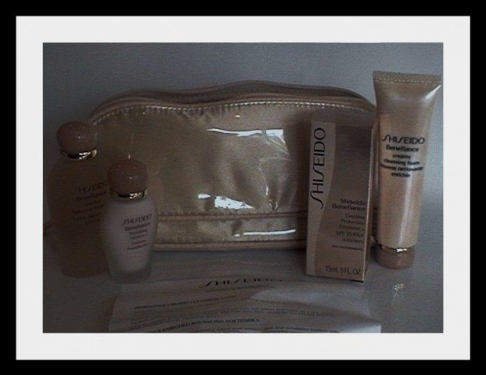 SHISEIDO BENEFIANCE TRAVEL SKINCARE BAGS