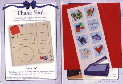 Creative Memories "Thanks To You" Scrapbooking Page Kit