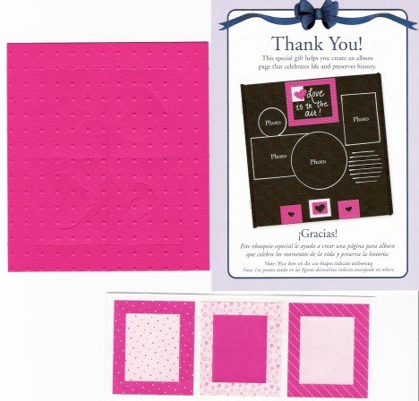 Creative Memories "Thanks To You" Love Page Kit