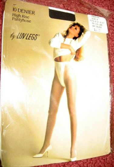 Vintage 80s HIGH RISE WAIST pantyhose 10 denier NIP S