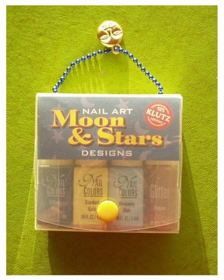 Klutz NAIL ART MOONS AND STARS Sealed + Necklace KIDS