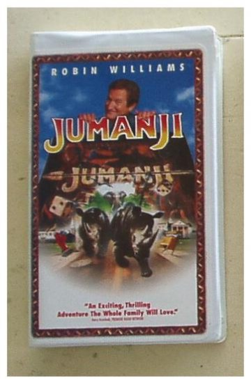 JUMANJI Movie Robin Williams VHS