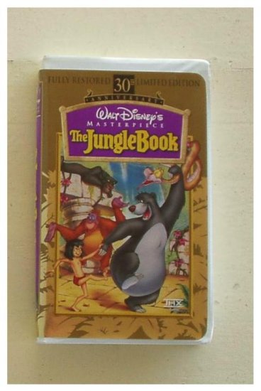 Walt Disney Classic The JUNGLE BOOK Clamshell VHS