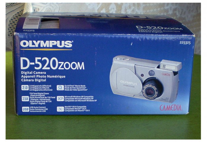 Olympus Digital D520 Zoom Camera Model D-520