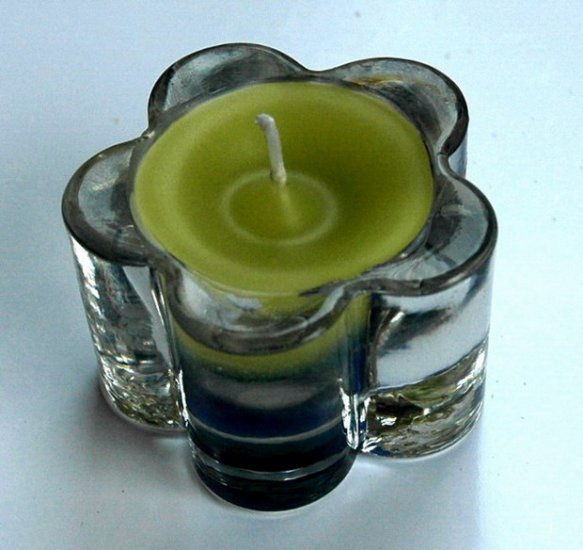 Aroma Candle in Flower Glass