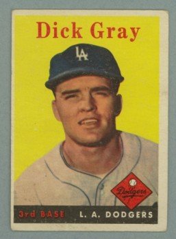 1958 Topps # 146 DICK GRAY Dodgers VG - EX
