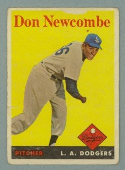 1958 Topps # 340 DON NEWCOMBE Dodgers