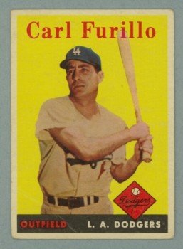 1958 Topps # 417 CARL FURILLO Dodgers