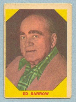 1960 Fleer # 23 Ed Barrow HOF Yankees