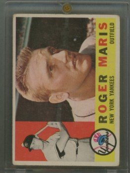 1960 Topps # 377 Roger Maris Yankees