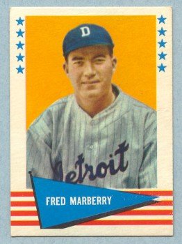 1961 Fleer # 125 Fred Marberry Washington Senators