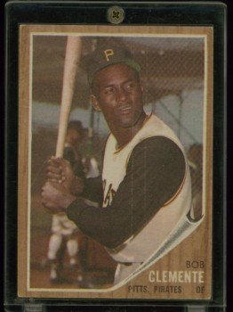 1962 Topps # 10 Roberto Clemente Pirates HOF