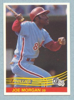 1984 Donruss # 355 Joe Morgan HOF Phillies