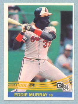 1984 Donruss # 47 Eddie Murray HOF Orioles