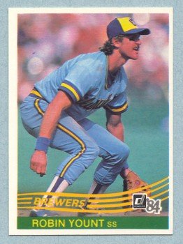 1984 Donruss # 48 Robin Yount HOF Brewers
