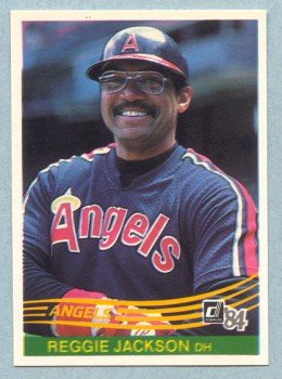 1984 Donruss # 57 Reggie Jackson HOF Angels