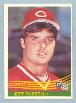 1984 Donruss # 569 Jeff Russell RC Reds Rookie