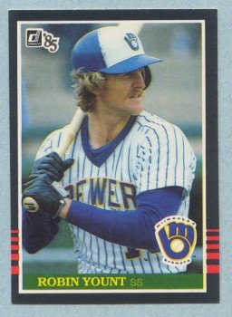 1985 Donruss # 48 Robin Yount HOF Brewers