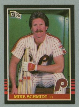 1985 Donruss # 61 Mike Schmidt HOF Phillies