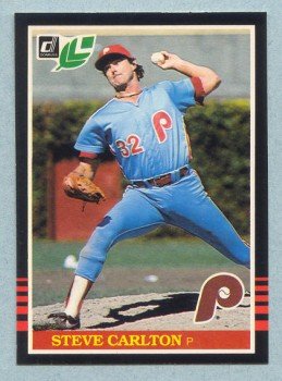 1985 Leaf # 113 Steve Carlton HOF Phillies