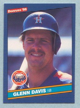 1986 Donruss # 380 Glenn Davis Astros