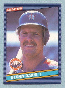 1986 Leaf # 175 Glenn Davis Astros