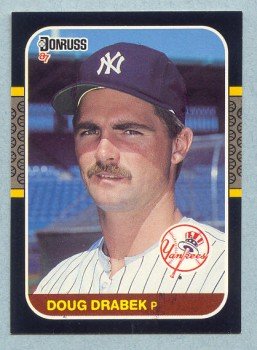1987 Donruss # 251 Doug Drabek RC Yankees Rookie