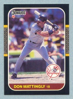 1987 Donruss # 52 Don Mattingly Yankees