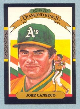 1987 Donruss Diamond Kings # 6 Jose Canseco Oakland A's