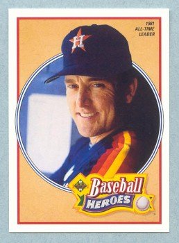 1991 UD Baseball Heroes # 14 Nolan Ryan HOF Mets Angels