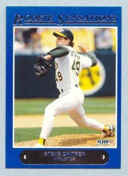 1992 Fleer Rookie Sensations # 14 Steve Chitren A's