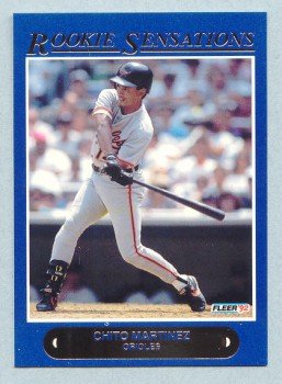 1992 Fleer Rookie Sensations # 18 Chito Martinez Orioles