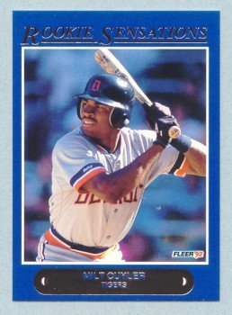1992 Fleer Rookie Sensations # 7 Milt Cuyler Tigers
