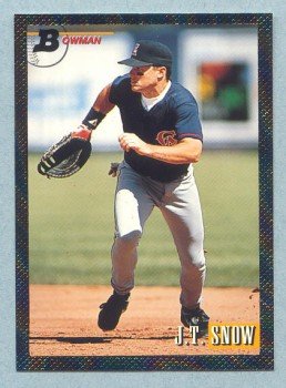 1993 Bowman # 340 J T Snow Foil Angels