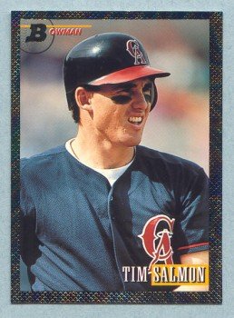 1993 Bowman # 341 Tim Salmon Foil Angels