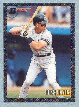 1993 Bowman # 342 -- Russ Davis Foil RC Yankees