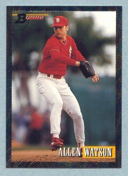 1993 Bowman # 358 Allen Watson Foil Cardinals