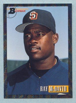 1993 Bowman # 359 Ray McDavid Foil Padres