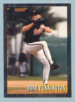 1993 Bowman # 361 Brad Pennington Foil Orioles