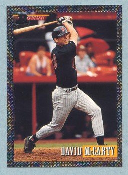 1993 Bowman # 369 David McCarty Foil Twins