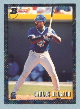 1993 Bowman # 693 Carlos Delgado Foil Blue Jays